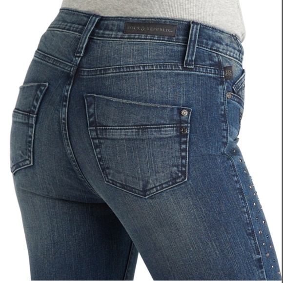 Rock & Republic Women's Embellished Jean Leggings - Picture 3 of 7